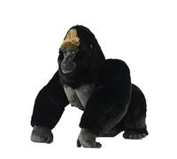 Wyvix Realistic Silverback Gorilla Plush 15" Stuffed Animal Ape Toy for Boys & Girls