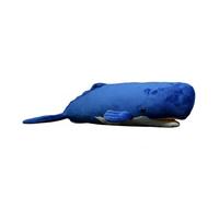 Wyvix Realistic Sperm Whale Plush Toy 21" Large Blue Sea Animal Stuffed Doll for Kids