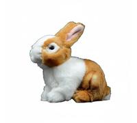 Wyvix Realistic Yellow Dutch Rabbit Plush Toy - 7.5" Soft Golden Bunny Stuffed Animal with Bead Filling