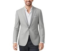 WYWK Men's Slim Fit Blazer Suit Jacket Black Grey Blue Lightweight One Button Sport Coats for Wedding Business Party Dating
