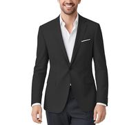 WYWK Men's Slim Fit Blazer Suit Jacket Black Grey Blue Lightweight One Button Sport Coats for Wedding Business Party Dating