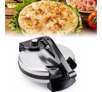 WYWL Double-Sided Non-Stick Pancake Maker - Create Perfect Chapati/Tortilla Effortlessly - 1800W Automatic Electric Machine with LED Indicator - Enhance Your Cooking Experience