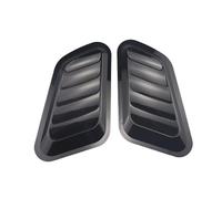 WYWNQ Car Air Flow Intake Hood Vents for Ford Fiesta MK7 2011-2017, Vent Hood Bonnet Vents Cover Hood Scoop Turbo Decorative Accessories,A-Black