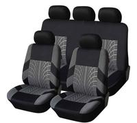 WYWNQ Car Seat Covers for Ford KUGA 20 2019 2020 2021 2022 2023 2024 2025, Breathable Full Set Comfort Seat Protectors Non-Slip Front Rear Seat Cushion Accessories,A-Grey