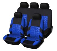 WYWNQ Car Seat Covers for Ford KUGA 20 2019 2020 2021 2022 2023 2024 2025, Breathable Full Set Comfort Seat Protectors Non-Slip Front Rear Seat Cushion Accessories,A-Blue