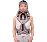 WYWY Adjustable Thoracic Full Back Brace for Neck and Upper Back Injuries Relief - Cervical Thoracic Orthosis for Vertebra Rehabilitation Support