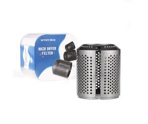 WYWY.Wide Replacement Filter for Dyson Supersonic HD01 HD03 HD08 Hair Dryer Replacement Filter for Hair Dryer (Metal Grey)