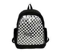 WYXDYSJWM Ita Bag with Clear Windows for Girls, Kawaii Pin Display Backpack with Inserts for Pins, Cute School Bag with Transparent Windows for DIY Decors (black)