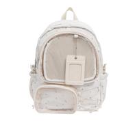 WYXDYSJWM Ita Bag with Clear Windows for Women, Teens Kawaii Backpack, Pin Display Backpack Cute Aesthetic School Bag, Anime Cosplay Gifts (white)
