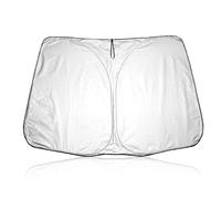 WYXFCBF Car Windscreen Sun Shade for BMW I3 2011 2012 2013 2014 2015 2016 2017 2018 2019 2020, Foldable Front Windshield Sunshade Anti-UV Heat Insulation, Car Accessories,White