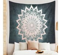 WYXWZ 3D Wall Tapestry, Tapestry Wall Hanging Decor, Wall Art Tapestry Large Hanging, Art Print Tapestries for Bedroom Living Room, Mandala Hippie Bohemian Indian Ethnic Style 59x79 Inches