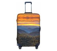 WYYDPPLK Blue Ridge Parkway Mountains Suitcase Cover with Double-Sided Pattern Printing - Durable and Elastic Protection for Travel and Business Trips