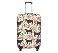 WYYDPPLK Cattle Farm Sanctuary Suitcase Cover with Double-Sided Pattern Printing - Durable and Elastic Protection for Travel and Business Trips