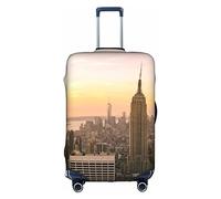 WYYDPPLK Empire State Building Suitcase Cover with Double-Sided Pattern Printing - Durable and Elastic Protection for Travel and Business Trips