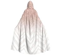 WYYDPPLK Funny Glittery Pretty Pattern Print Hooded Cloak For Adults - Unisex Halloween Christmas & Easter Events Cosplay Cape