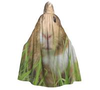 WYYDPPLK Funny Guinea Pig Print Hooded Cloak For Adults - Unisex Halloween Christmas & Easter Events Cosplay Cape