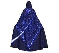 WYYDPPLK Funny Shooting Star Heart Print Hooded Cloak For Adults - Unisex Halloween Christmas & Easter Events Cosplay Cape