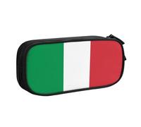 WYYDPPLK Italy Flag Pencase with Full-Print Design - Durable Oxford Cloth Pencil Case for School, Office & Travel - Multi Pocket Storage Bag for Pens, Makeup & Accessories