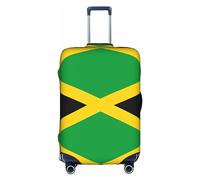WYYDPPLK Jamaica Flag Suitcase Cover with Double-Sided Pattern Printing - Durable and Elastic Protection for Travel and Business Trips