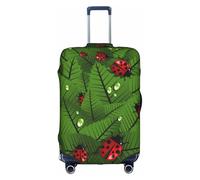 WYYDPPLK Leaves and Ladybugs Suitcase Cover with Double-Sided Pattern Printing - Durable and Elastic Protection for Travel and Business Trips