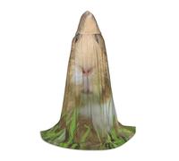 WYYDPPLK Long Hooded Cape For Teenagers Guinea Pig Print Cosplay Role Party Halloween Costumes