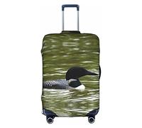 WYYDPPLK Loon Nature Birds Suitcase Cover with Double-Sided Pattern Printing - Durable and Elastic Protection for Travel and Business Trips