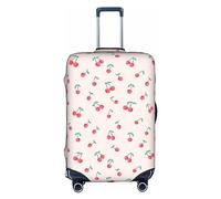 WYYDPPLK Lovely Sweet Red Cherry Suitcase Cover with Double-Sided Pattern Printing - Durable and Elastic Protection for Travel and Business Trips