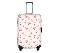 WYYDPPLK Lovely Sweet Red Cherry Suitcase Cover with Double-Sided Pattern Printing - Durable and Elastic Protection for Travel and Business Trips