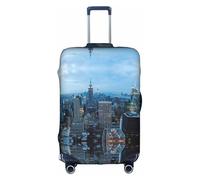 WYYDPPLK New York Fashion City Suitcase Cover with Double-Sided Pattern Printing - Durable and Elastic Protection for Travel and Business Trips