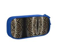 WYYDPPLK Snake Skin Pencase with Full-Print Design - Durable Oxford Cloth Pencil Case for School, Office & Travel - Multi Pocket Storage Bag for Pens, Makeup & Accessories