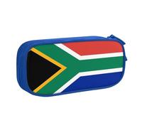 WYYDPPLK South Africa Flag Pencase with Full-Print Design - Durable Oxford Cloth Pencil Case for School, Office & Travel - Multi Pocket Storage Bag for Pens, Makeup & Accessories