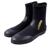 WYYHAA 5,Dive Boots 5mm Neoprene, High-Top Wetsuit Boots with Zipper & Anti-Slip Sole, Thermal Scuba Diving Booties for Men Women - Snorkeling, Surfing, Kayaking, Sailing, Water Sports