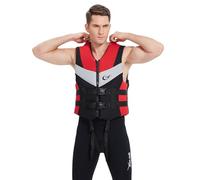 WYYHAA Red,S,Neoprene Wakesurf Impact Vest for Adults, Water Kayaking Jacket, Designed for Wake Surf, Great for Boating Rafting All Other Watersports Activities