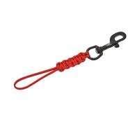 WYYHAA Red,Scuba Diving Snap Hook with Lanyard - Marine Grade 316 Stainless Steel Swivel Bolt Clip with Braided Rope Safety Tether for BCD Attachment, Anti-Lost Diving Gear Accessory