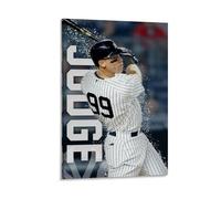 WYYRAB Aaron JudgeWall Decoration Waterproof Canvas Poster High-definition Printing Suitable for Bedroom Living Room Coffee Shop DecorationFrame-style12x18inch(30x45cm)