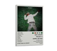 WYYRAB Ken Carson Project XWall Decoration Waterproof Canvas Poster High-definition Printing Suitable for Bedroom Living Room Coffee Shop DecorationFrame-style08x12inch(20x30cm)