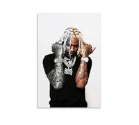 WYYRAB Lil DurkWall Decoration Waterproof Canvas Poster High-definition Printing Suitable for Bedroom Living Room Coffee Shop DecorationUnframe-style12x18inch(30x45cm)