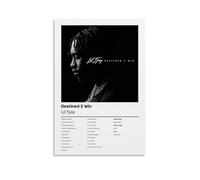 WYYRAB Lil Tjay Destined To WinWall Decoration Waterproof Canvas Poster High-definition Printing Suitable for Bedroom Living Room Coffee Shop DecorationUnframe-style24x36inch(60x90cm)