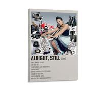 WYYRAB Lily Allen Alright StillWall Decoration Waterproof Canvas Poster High-definition Printing Suitable for Bedroom Living Room Coffee Shop DecorationFrame-style20x30inch(50x75cm)