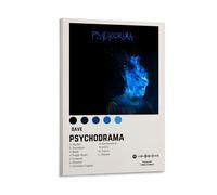 WYYRAB Psychodrama DaveWall Decoration Waterproof Canvas Poster High-definition Printing Suitable for Bedroom Living Room Coffee Shop DecorationFrame-style16x24inch(40x60cm)