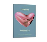 WYYRAB Romance-Fontaines D.C.Wall Decoration Waterproof Canvas Poster High-definition Printing Suitable for Bedroom Living Room Coffee Shop DecorationFrame-style08x12inch(20x30cm)