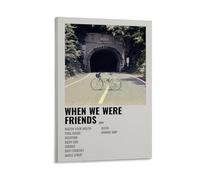 WYYRAB The Backseat Lovers When We Were FriendsWall Decoration Waterproof Canvas Poster High-definition Printing Suitable for Bedroom Living Room Coffee Shop DecorationFrame-style16x24inch(40x60cm)