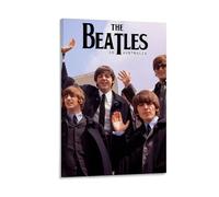 WYYRAB The BeatlesWall Decoration Waterproof Canvas Poster High-definition Printing Suitable for Bedroom Living Room Coffee Shop DecorationFrame-style16x24inch(40x60cm)