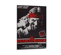 WYYRAB The Deer HunterWall Decoration Waterproof Canvas Poster High-definition Printing Suitable for Bedroom Living Room Coffee Shop DecorationFrame-style24x36inch(60x90cm)