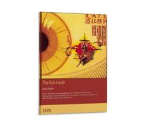 WYYRAB The Kick Inside-Kate BushWall Decoration Waterproof Canvas Poster High-definition Printing Suitable for Bedroom Living Room Coffee Shop DecorationFrame-style24x36inch(60x90cm)