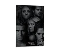 WYYRAB The Vampire DiariesWall Decoration Waterproof Canvas Poster High-definition Printing Suitable for Bedroom Living Room Coffee Shop DecorationFrame-style08x12inch(20x30cm)