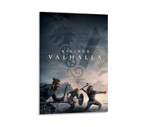 WYYRAB VikingsWall Decoration Waterproof Canvas Poster High-definition Printing Suitable for Bedroom Living Room Coffee Shop DecorationFrame-style12x18inch(30x45cm)