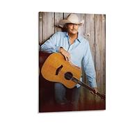 WYYXF Canvas Painting Alan Jackson Countryn Poster Canvas Wall Art Pictures for Bedroom Without Frame (30 x 50 cm)