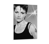 WYYXF Canvas Painting Dolores Mary Eileen O'Riordan Burton The Cranberries Rock Band Poster and Wall Art Modern Family Bedroom Decor Unframed (60x90cm)