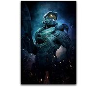 WYYXF Canvas Painting Master Chief Canvas Wall Art Living Room Poster Bedroom Decor Painting Without Frame (30 x 50 cm)